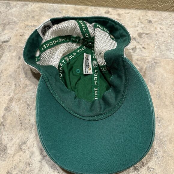 Colorado Avalanche Reebok Green Cap Hat Lucky Clover NHL Distressed Strapback - Picture 3 of 6